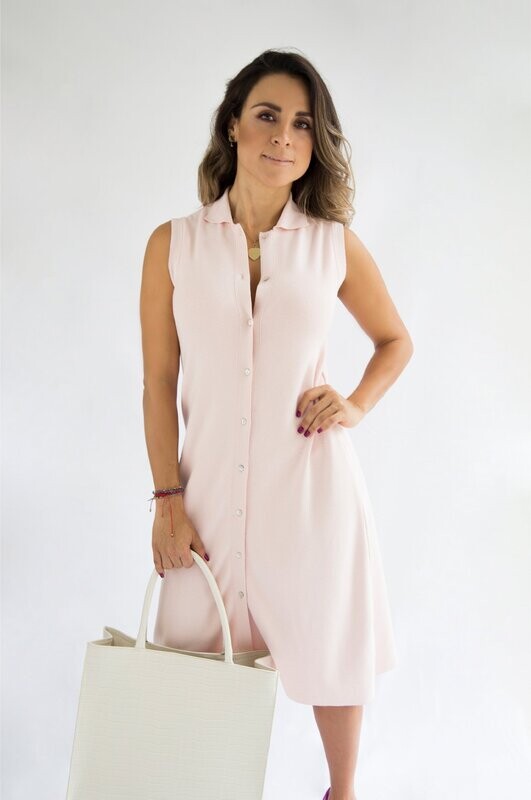 Vestido Cuello Tipo Polo