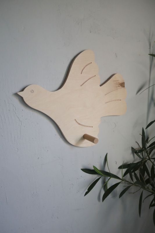 Wandhaken Taube