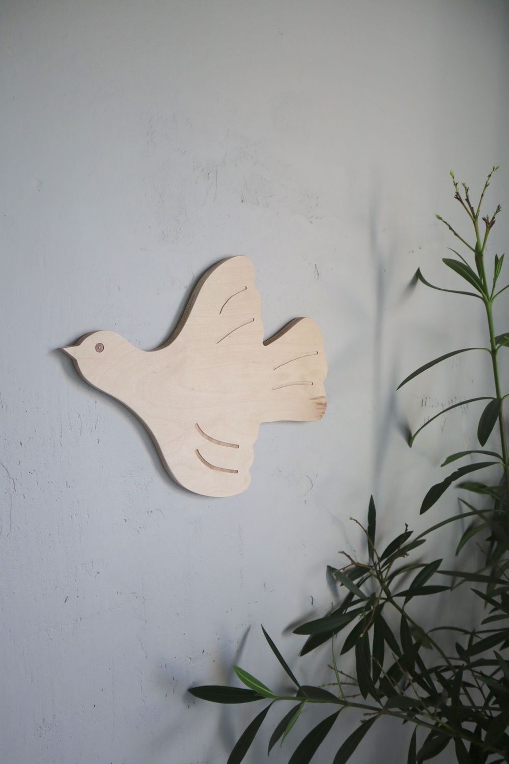 Wooden wall decor "Dove"