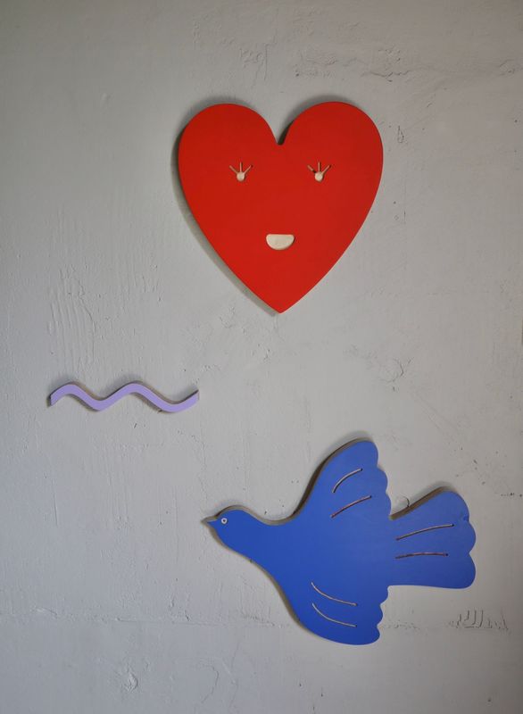 CHOOSE LOVE Wandbild 3tlg