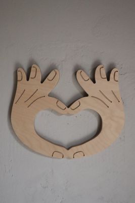 Holzbild Holzbild "Love it"