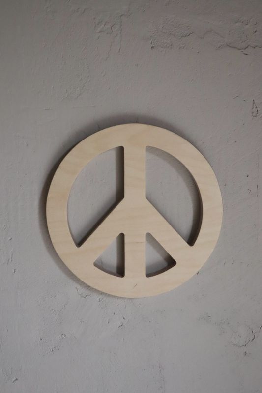 Holzbild "Peace"