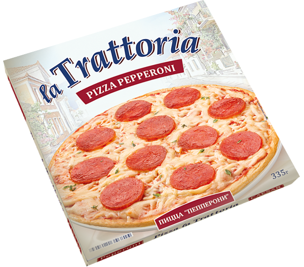 МР Пицца пепперони  LA TRATTORIA 335г*5шт 