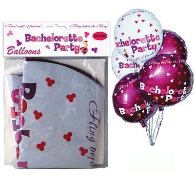 9 Bachelorette Party Foil Balloons