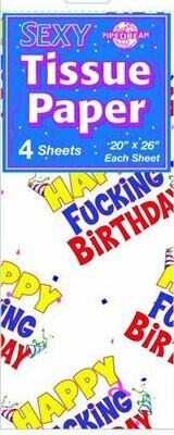 Happy F.... Birthday Tissue Paper