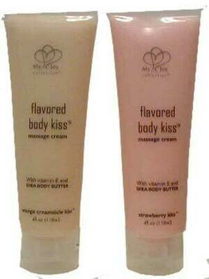 Body Kiss Edible Massage Cream