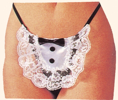 Lingerie Female Tuxedo G-String