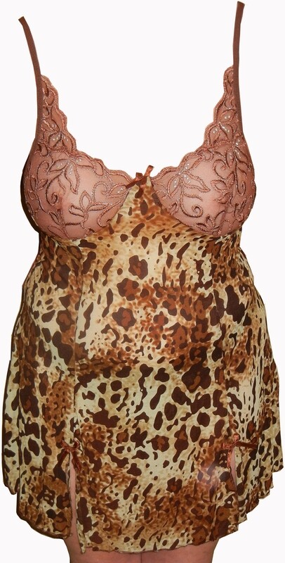 Lingerie Leopard Print