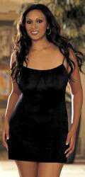 Lingerie Slinky Mini Dress Queen