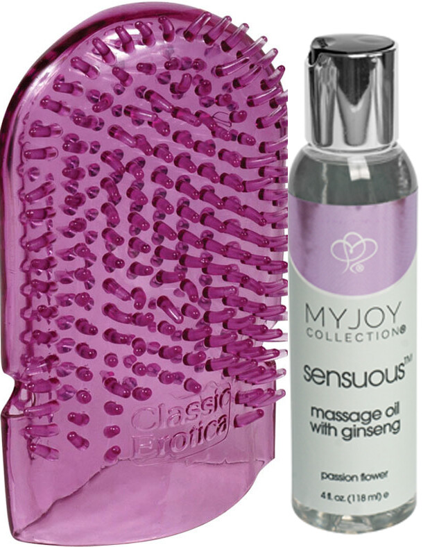 Deluxe Love Mitt & Sensuous Massage Oil