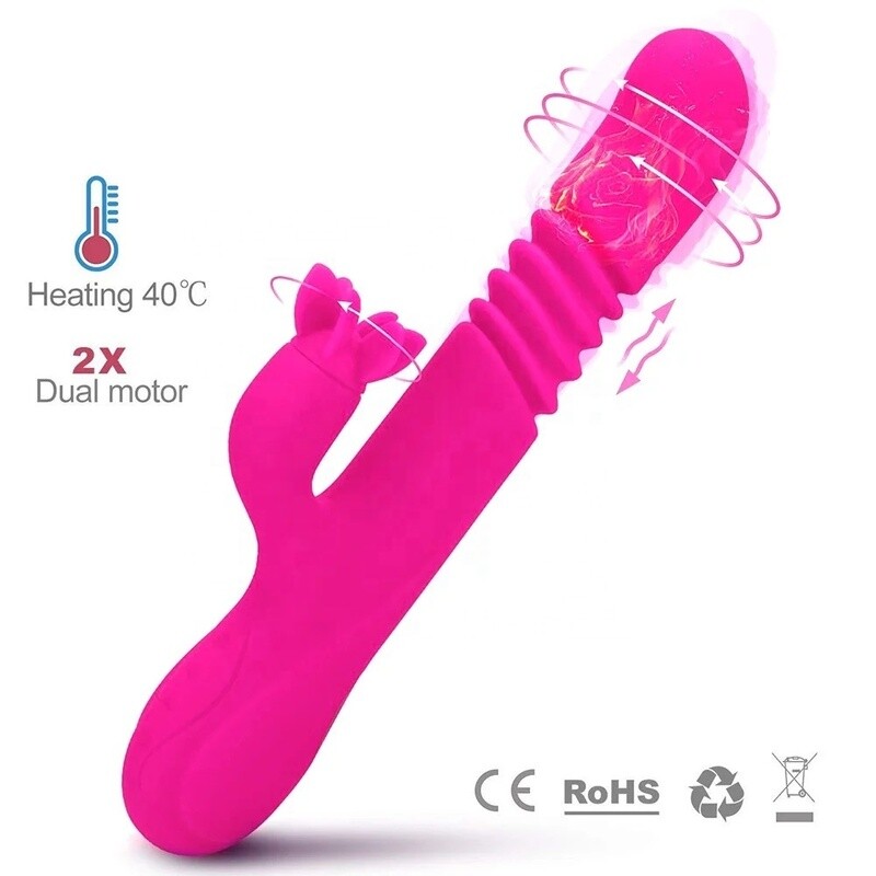 Rechargeable Telescopic Waterproof Vibrator