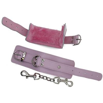 Plush Leather Handcuff/Ankle Restraints