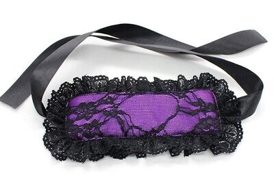 Blindfold Purple Lace