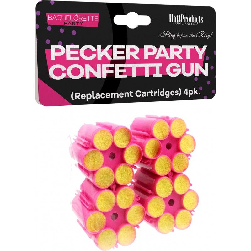 Pecker Party Confetti Gun Replacement Cartridge
