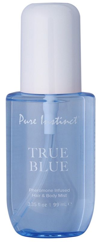 True Blue Pure Instinct Pheromone Hair & Body Mist-True Blue 3.35oz