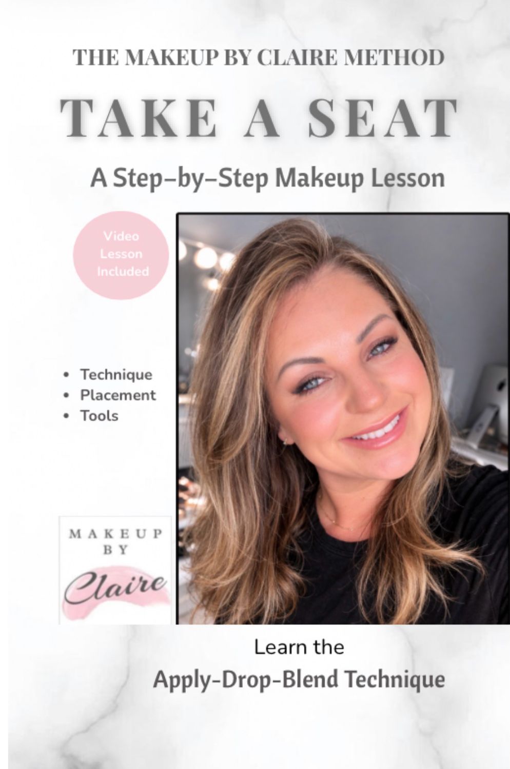 Take a Seat - Makeup Lesson demonstrated by Claire