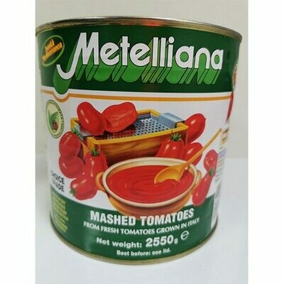 Passata Mashed Tomatoes 2.55kg