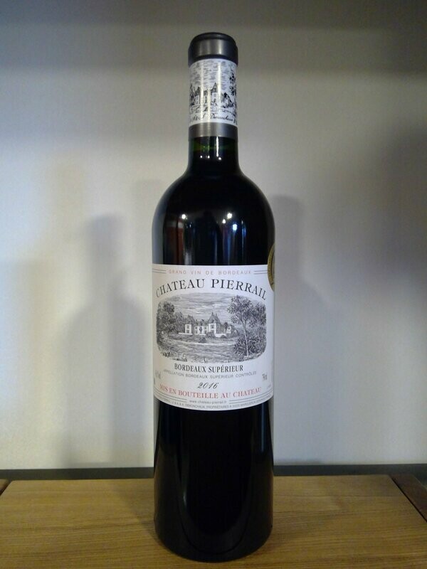 BORDEAUX SUPÉRIEUR| CHÂTEAU PIERRAIL rouge