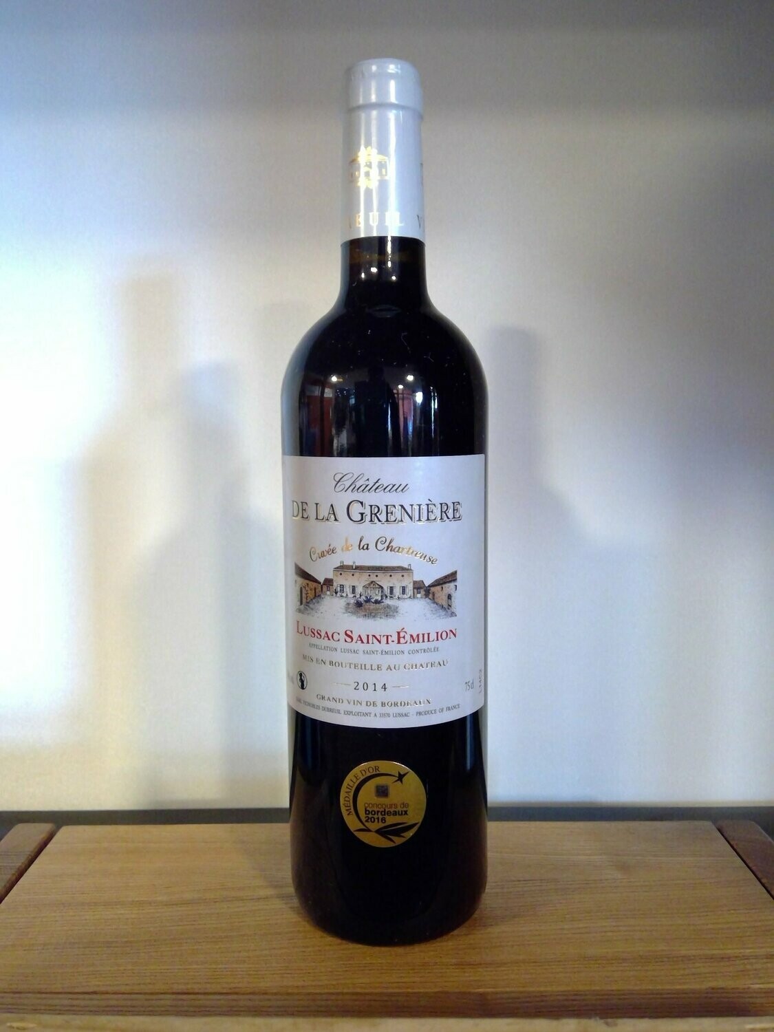 LUSSAC SAINT-EMILION| CHÂTEAU DE LA GRENIÈRE "Cuvée de la Chartreuse"