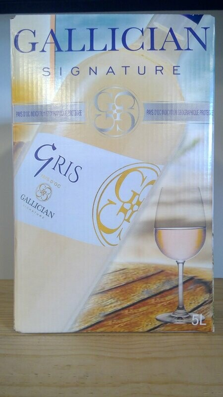 PAYS D'OC | FONTAINE À VIN GALLICIAN Gris  5 LITRES