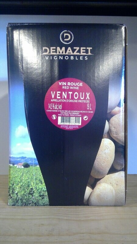 VENTOUX | FONTAINE À VIN DEMAZET VENTOUX rouge 5 LITRES