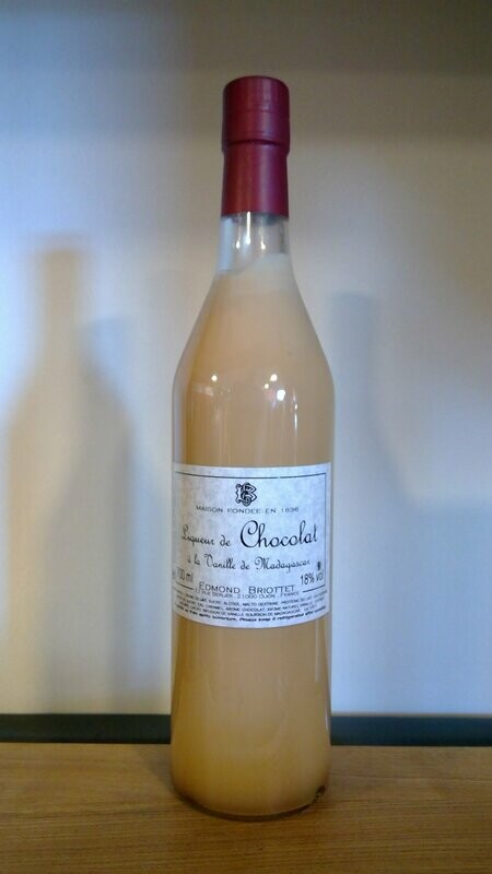 LIQUEUR | BRIOTTET Liqueur de chocolat à la vanille de Madagascar