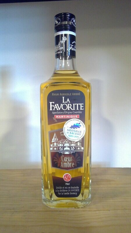 RHUM  | LA FAVORITE Coeur d'Ambre- Rhum ambré