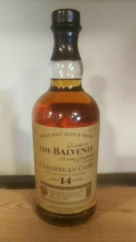 WHISKY  | BALVENIE Caribean 14 ans