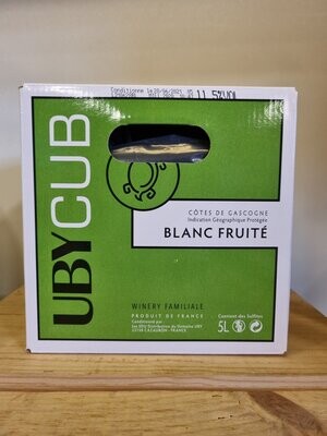 GASCOGNE| FONTAINE À VIN UBY CUB Blanc & fruité 3 LITRES