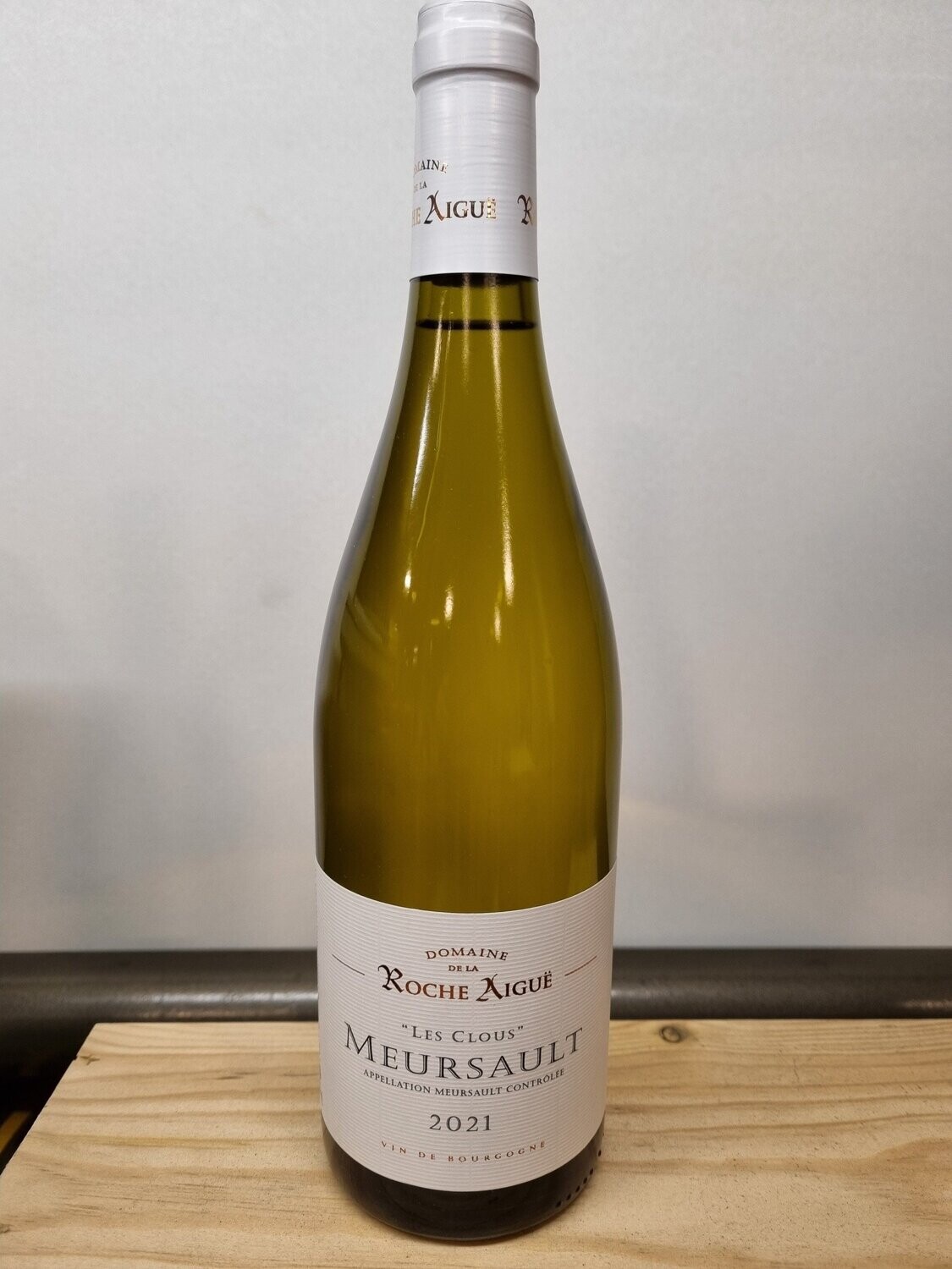 MEURSAULT | DOMAINE DE LA ROCHE AIGUË Les Clous -Blanc