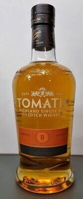 WHISKY  | TOMATIN 8 ANS  ECOSSE HIGHLAND 43° 70 cl