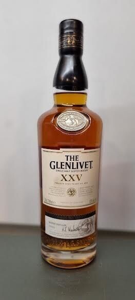 WHISKY  | GLENLIVET 25 ANS ECOSSE  43° 70 cl