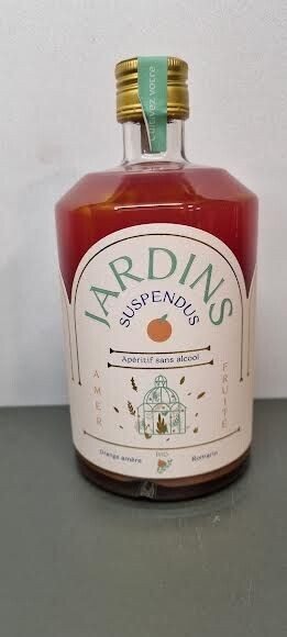 LIQUEUR | Sans alcool JARDINS SUSPENDUS ORANGE AMERE ET ROMARIN 70 CL