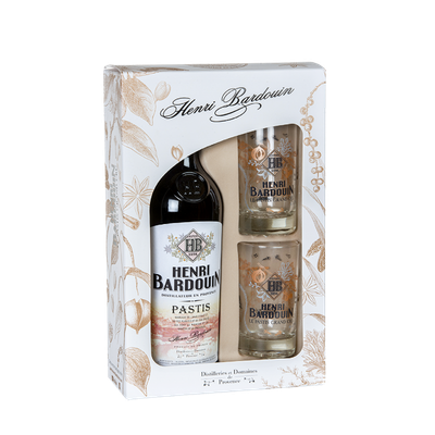APÉRITIF | BARDOUIN Coffret Pastis et deux verres