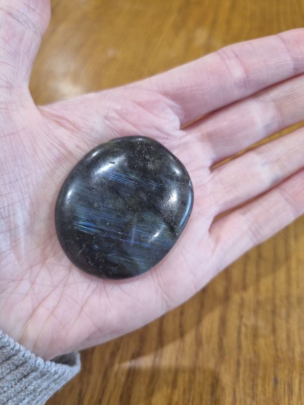 Large Labradorite Palm Stone