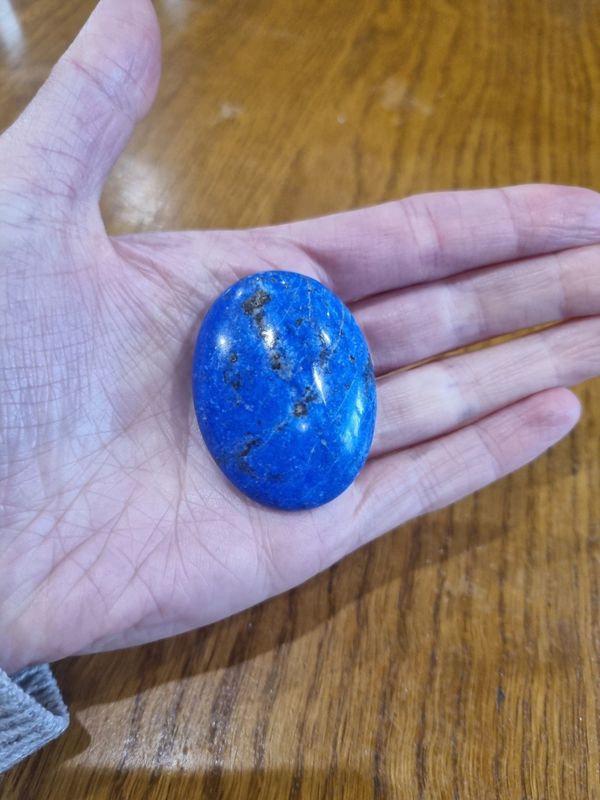 Large Lapiz Lazuli Palm Stone