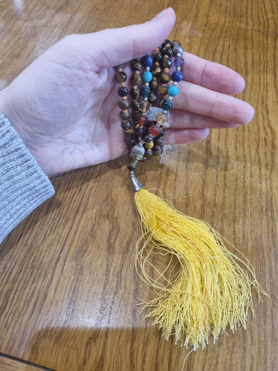 Tigers Eye Chakra Mala