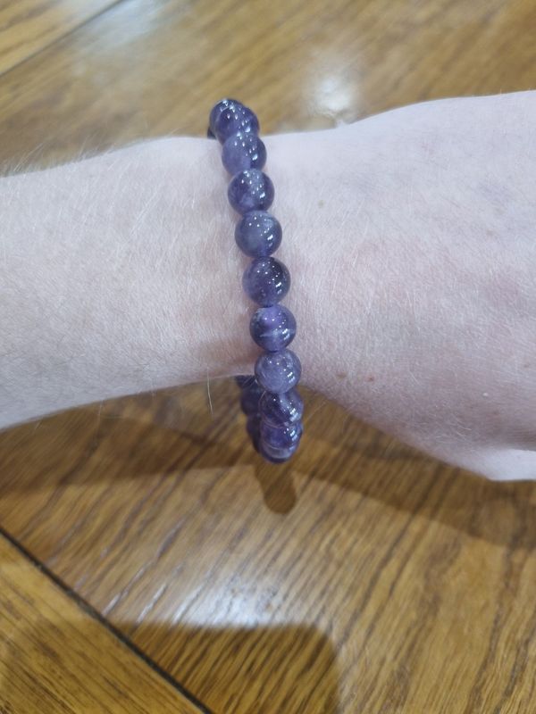 Amethyst Beaded Bracelet