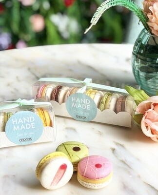French Macaron Cookie Box of 6