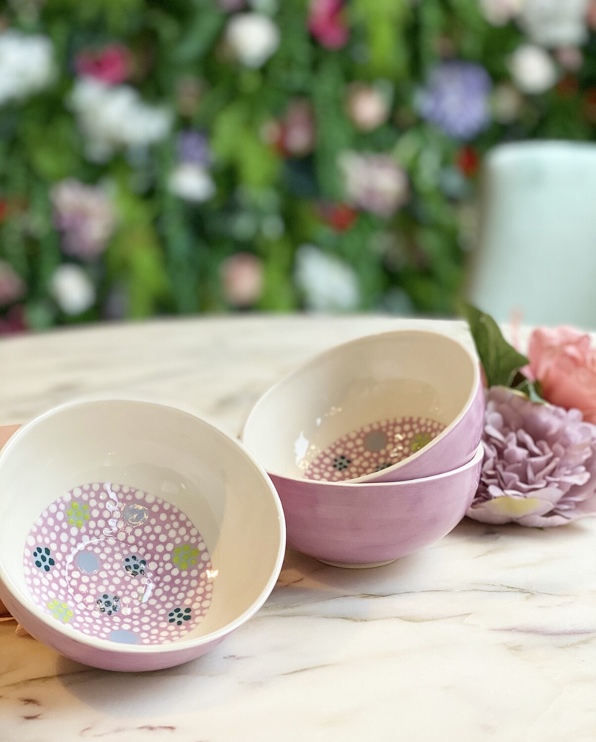Handmade Ceramic Treat Bowl - Pink