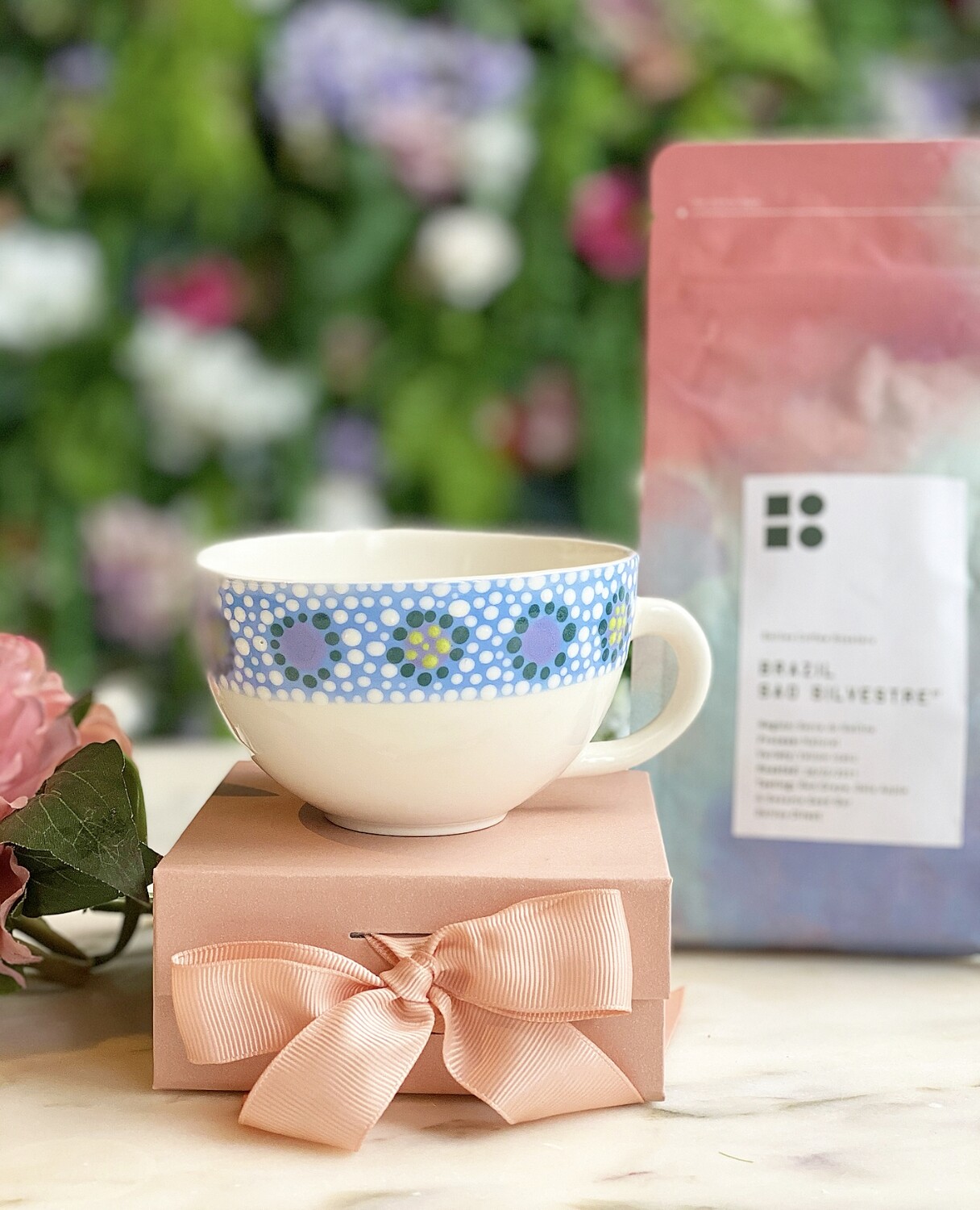 Handmade Ceramic Cup - Blue