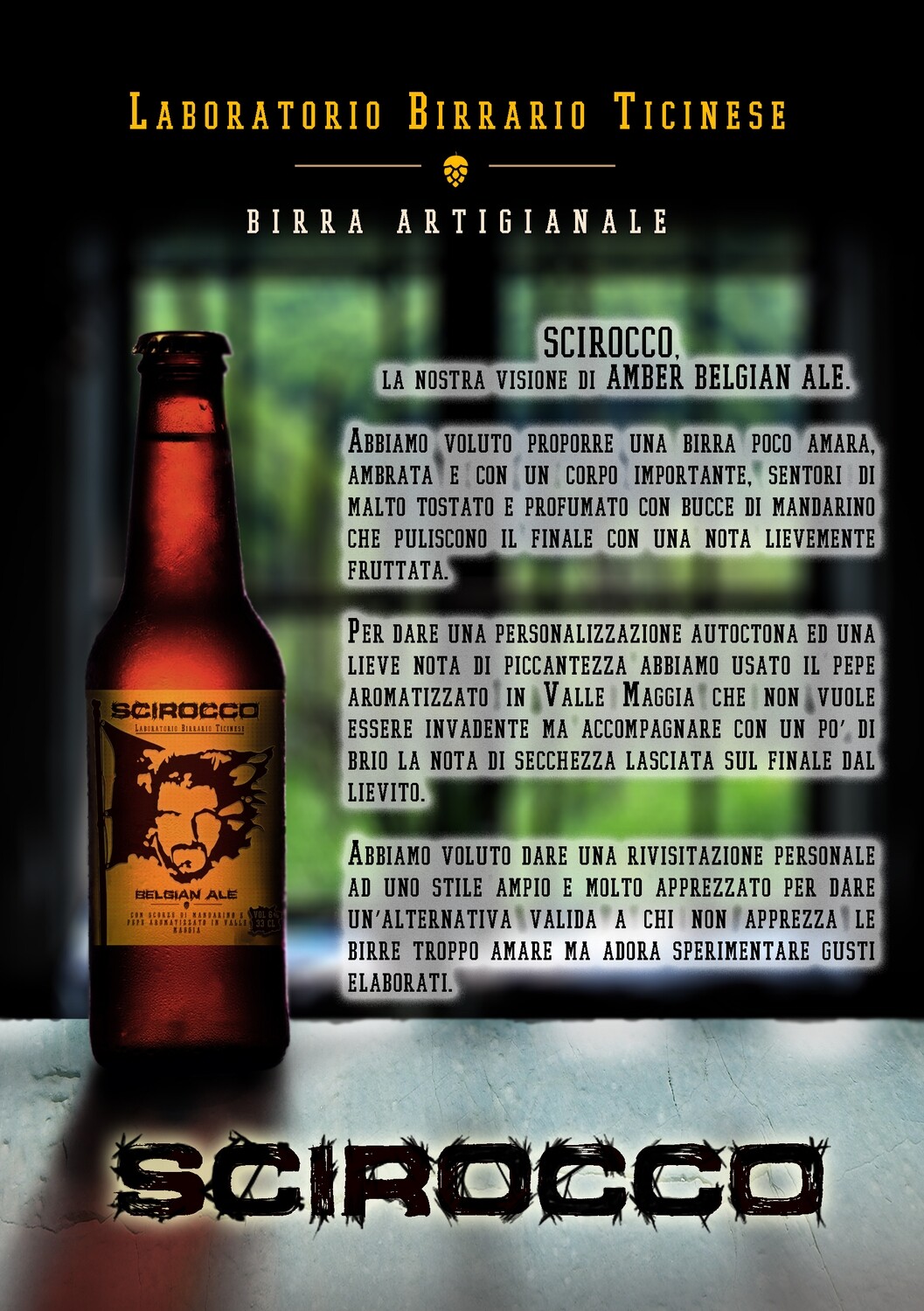SCIROCCO, Belgian Ale -  12 bottiglie da 33cl