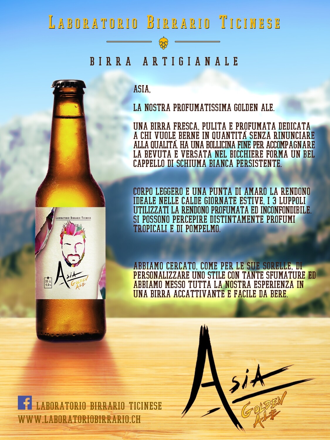 ASIA, Session IPA - 12 bottiglie da 33cl
