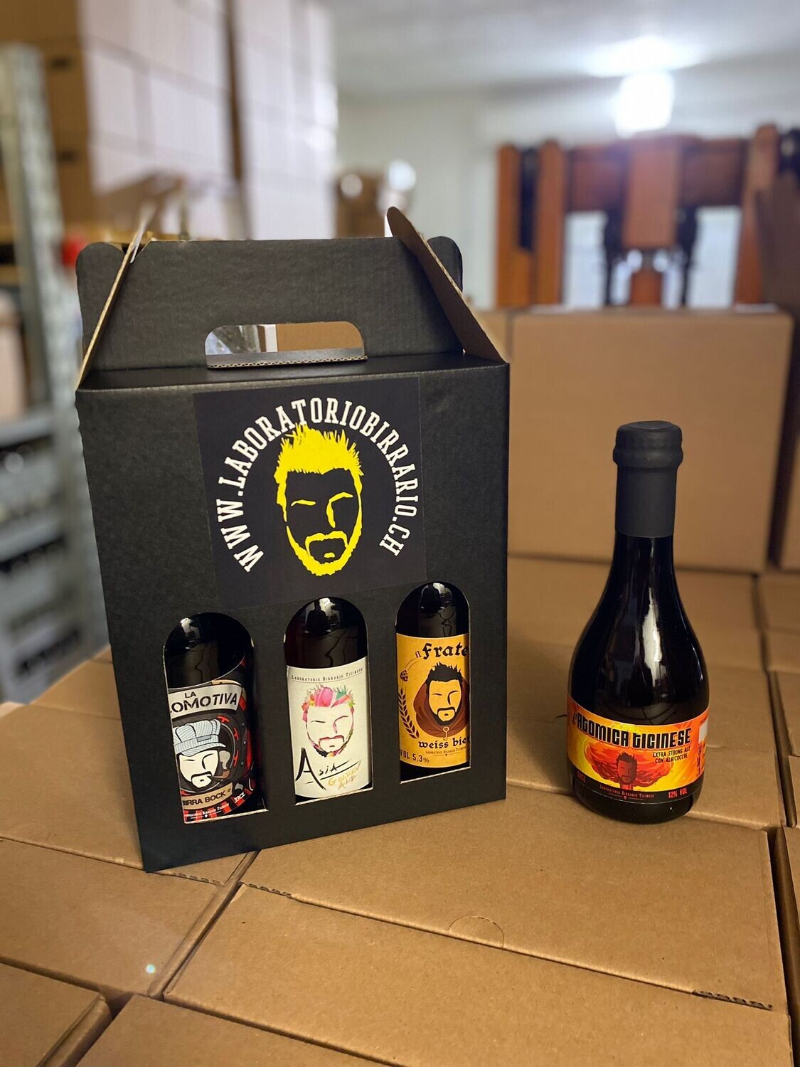 LA VERTICALE -  BOX DEGUSTAZIONE 7 x 33 cl Fino a 26 chf a box con sconto quantità, SPEDIZIONE GRATUITA