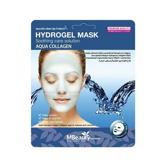 MBeauty Aqua Collagen Hydrogel Mask Успокаивающая увлажняющая гидрогелевая маска с коллагеном