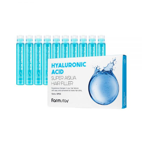 FarmStay Hyaluronic Acid Super Aqua Hair Filler Суперувлажняющий филлер для волос с гиалуроновой кислотой
