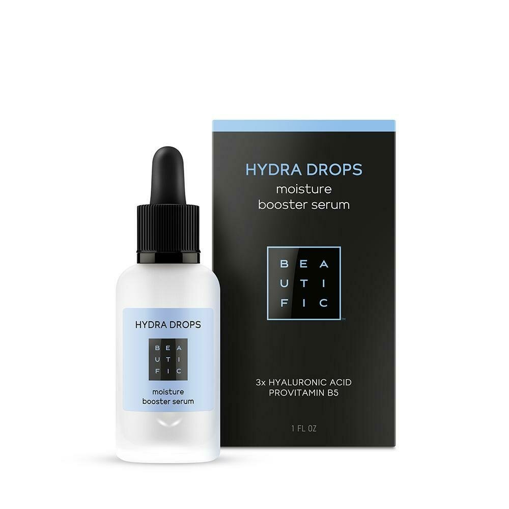 Beautific Hydra Drops Moisture Booster Serum Сыворотка-бустер увлажнения с 3 видами гиалуроновой кислоты и витамином В5