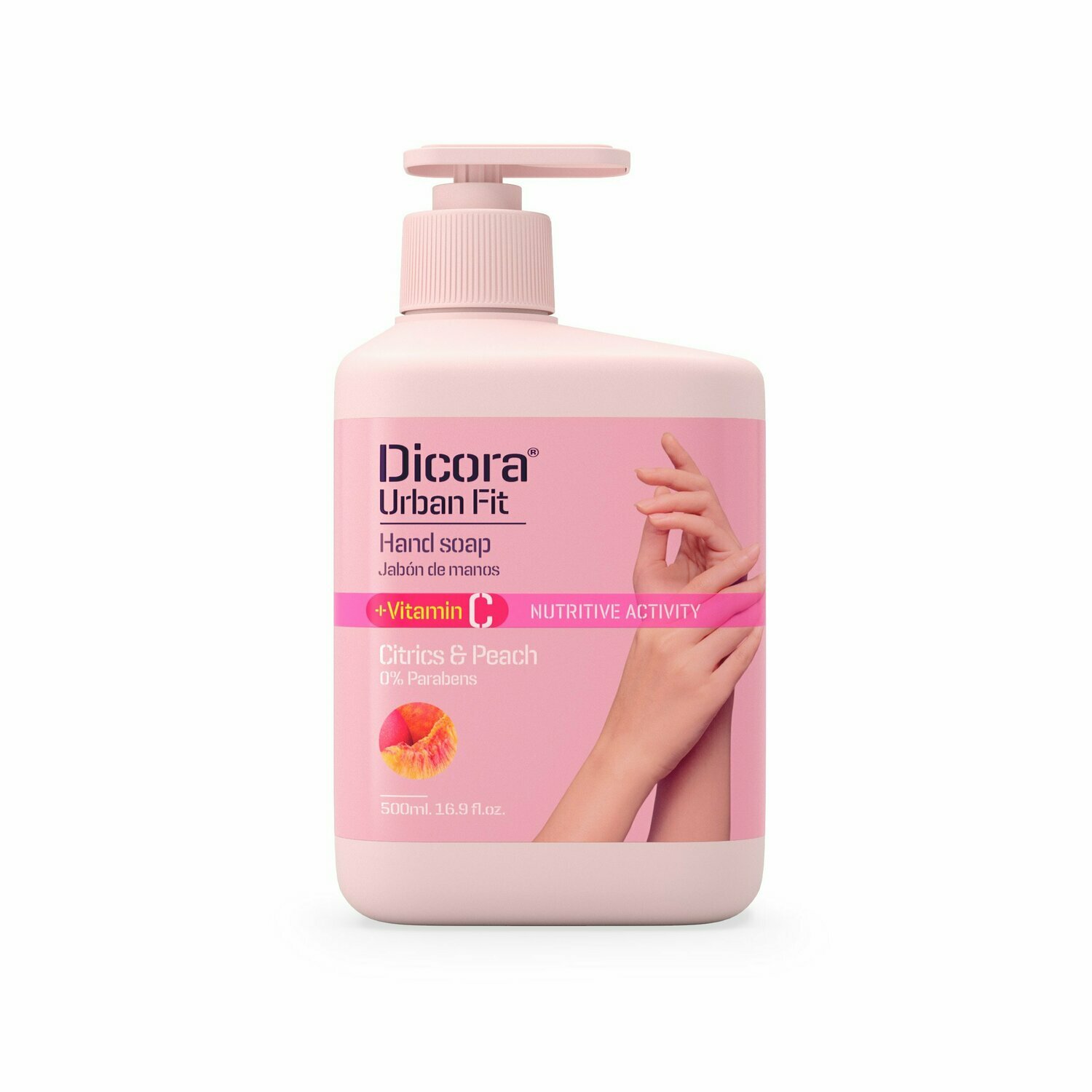 Dicora Urban Fit Hand Soap Vitamin С "Citrics & Peach" Крем-мыло для рук "Цитрус и Персик"