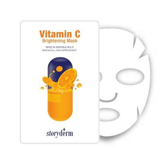 Storyderm Vitamin C Brightening Mask Сторидерм осветляющая тканевая маска с витамином С