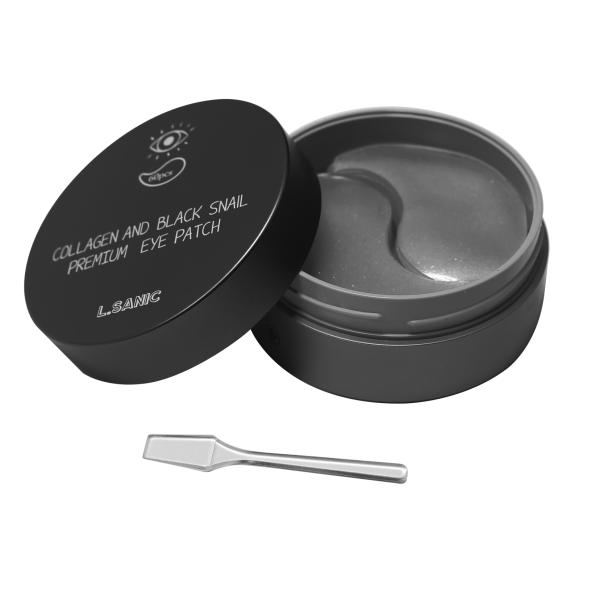 L.Sanic Collagen & Black Snail Premium Eye Patch Гидрогелевые патчи с коллагеном и муцином улитки